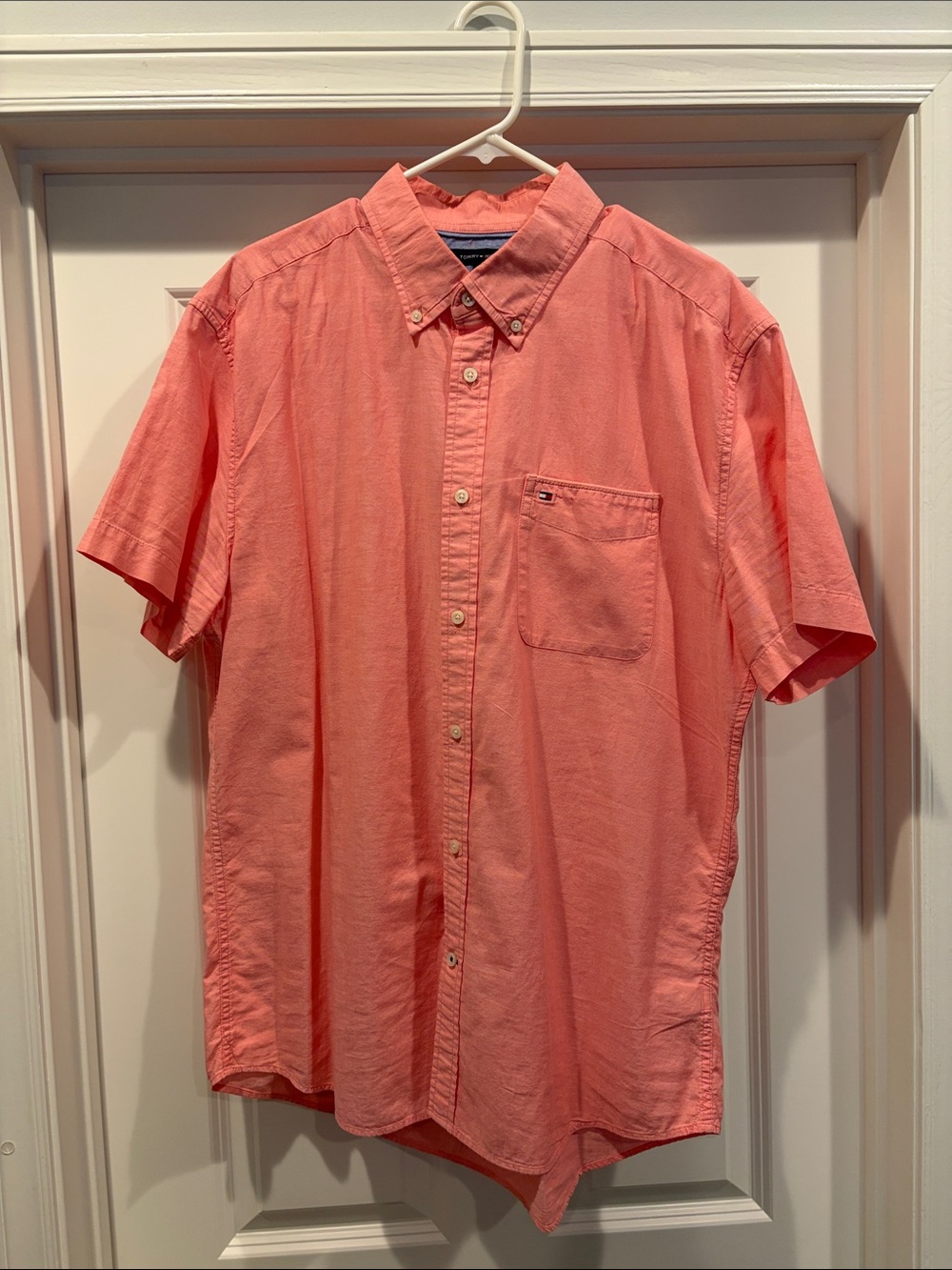 Tommy Hilfiger Men’s Short-Sleeve Button-Down Shirt Size XL